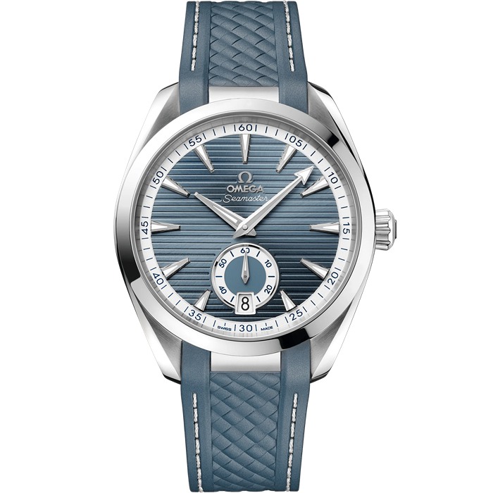 Omega Seamaster Aqua Terra 150M 41 mm, aço em bracelete de borracha 220.12.41.21.03.005