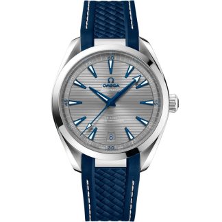 Omega Seamaster Aqua Terra 150M 41 mm, aço em bracelete de borracha 220.12.41.21.06.001