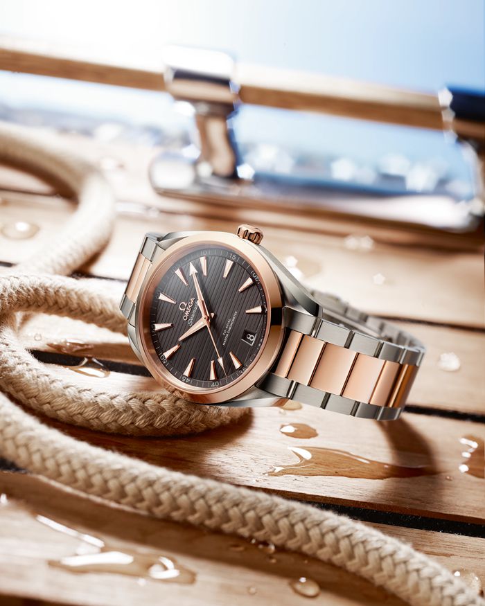 Omega Seamaster Aqua Terra 150M 41 mm, aço - ouro Sedna™ em aço - ouro Sedna™ 220.20.41.21.06.001 - Image 2