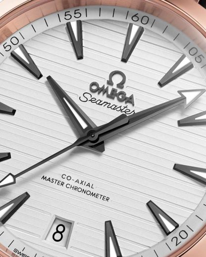 Omega Seamaster Aqua Terra 150M 41 mm, aço - ouro Sedna™ em bracelete de borracha 220.22.41.21.02.001 - Image 3