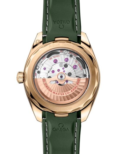 Omega Seamaster Aqua Terra 150M 41 mm, ouro Moonshine™ em bracelete de borracha 220.52.41.21.10.001 - Image 2