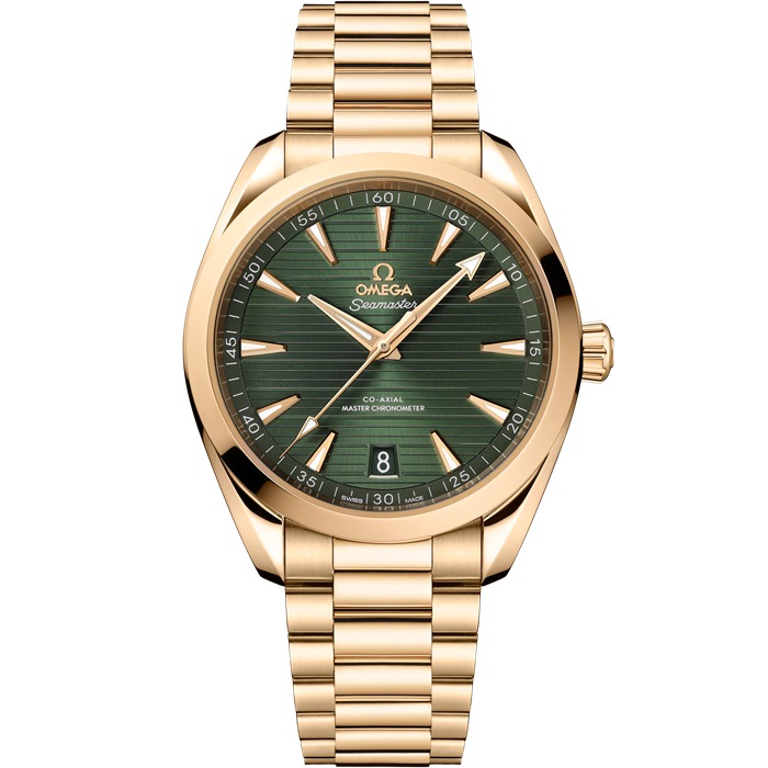 Omega Seamaster Aqua Terra 150M 41 mm, ouro Moonshine™ em ouro Moonshine™ 220.50.41.21.10.001