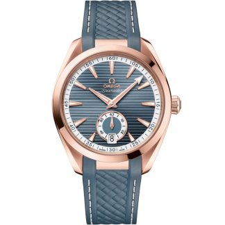 Omega Seamaster Aqua Terra 150M 41 mm, ouro Sedna™ em bracelete de borracha 220.52.41.21.03.002