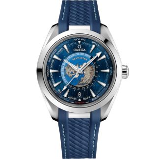 Omega Seamaster Aqua Terra 150M 43 mm, aço em bracelete de borracha 220.12.43.22.03.001