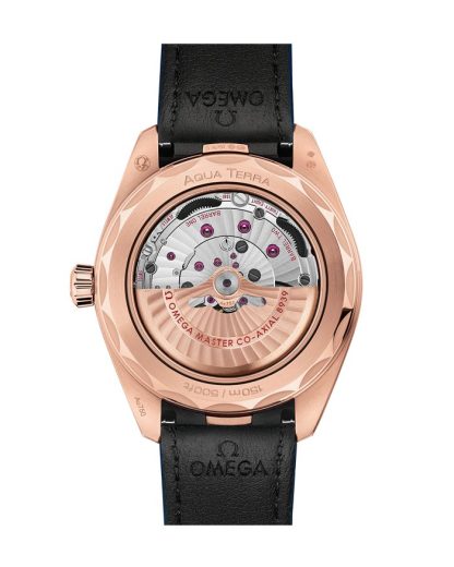 Omega Seamaster Aqua Terra 150M 43 mm, ouro Sedna™ em bracelete de pele 220.53.43.22.02.001 - Image 2