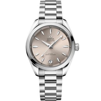 Omega Seamaster Aqua Terra Shades 34 mm, aço em aço 220.10.34.20.09.001
