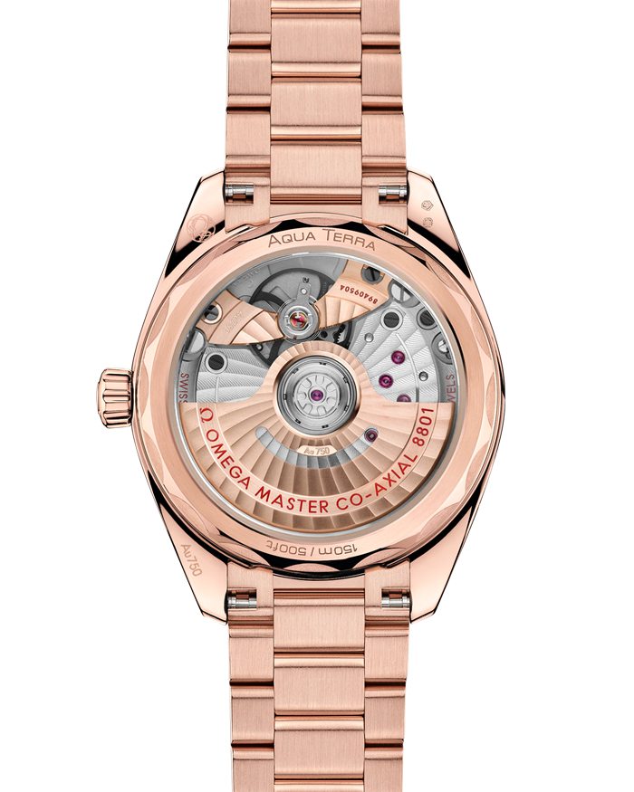Omega Seamaster Aqua Terra Shades 34 mm, ouro Sedna™ em ouro Sedna™ 220.50.34.20.09.001 - Image 2
