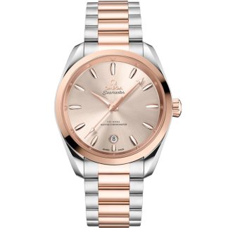 Omega Seamaster Aqua Terra Shades 38 mm, aço - ouro Sedna™ em aço - ouro Sedna™ 220.20.38.20.09.001