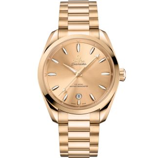 Omega Seamaster Aqua Terra Shades 38 mm, ouro Moonshine™ em ouro Moonshine™ 220.50.38.20.08.001