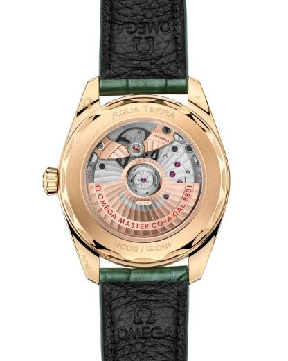 Omega Seamaster Aqua Terra Shades 38 mm, ouro Moonshine™ em pele 220.53.38.20.10.001 - Image 2