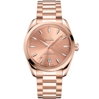 Omega Seamaster Aqua Terra Shades 38 mm, ouro Sedna™ em ouro Sedna™ 220.50.38.20.10.001