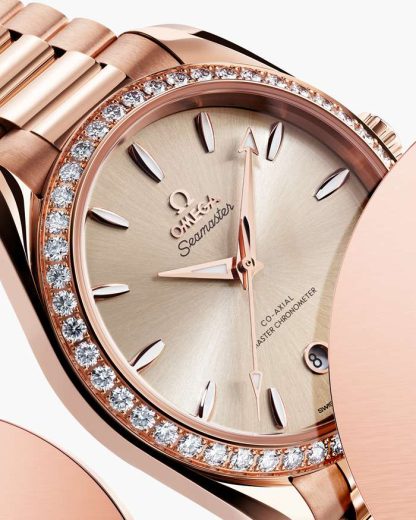 Omega Seamaster Aqua Terra Shades 38 mm, ouro Sedna™ em ouro Sedna™ 220.55.38.20.09.001 - Image 4