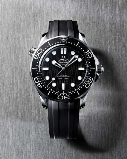 Omega Seamaster Diver 300M 42 mm, aço em bracelete de borracha 210.32.42.20.01.003 - Image 5