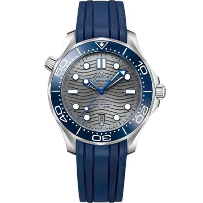 Omega Seamaster Diver 300M 42 mm, aço em bracelete de borracha 210.32.42.20.06.001