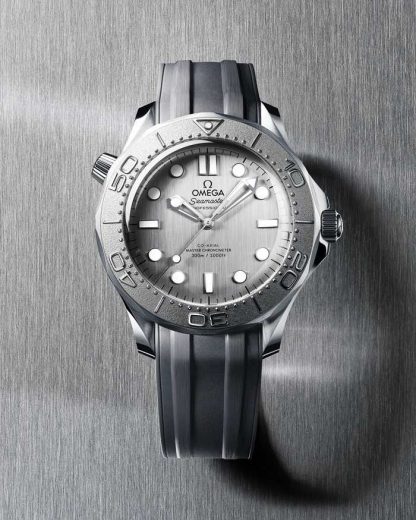 Omega Seamaster Diver 300M 42 mm, aço em bracelete de borracha 210.32.42.20.06.002 - Image 3