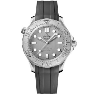 Omega Seamaster Diver 300M 42 mm, aço em bracelete de borracha 210.32.42.20.06.002