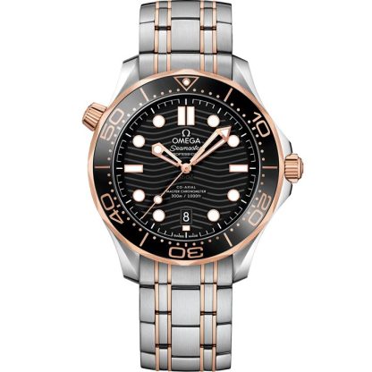 Omega Seamaster Diver 300M 42 mm, aço - ouro Sedna™ em aço - ouro Sedna™ 210.20.42.20.01.001
