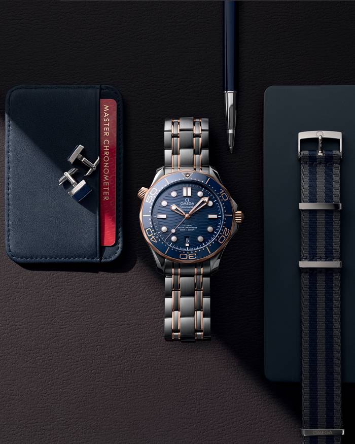 Omega Seamaster Diver 300M 42 mm, aço - ouro Sedna™ em aço - ouro Sedna™ 210.20.42.20.03.002 - Image 3