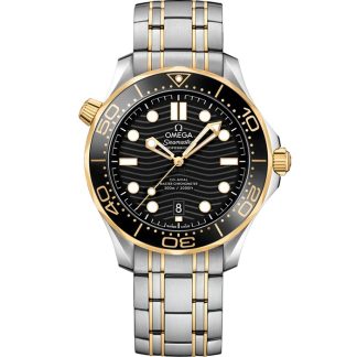 Omega Seamaster Diver 300M 42 mm, aço - ouro amarelo em aço - ouro amarelo 210.20.42.20.01.002