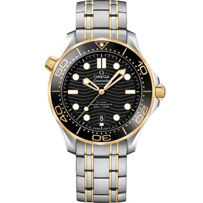 Omega Seamaster Diver 300M 42 mm, aço - ouro amarelo em aço - ouro amarelo 210.20.42.20.01.002