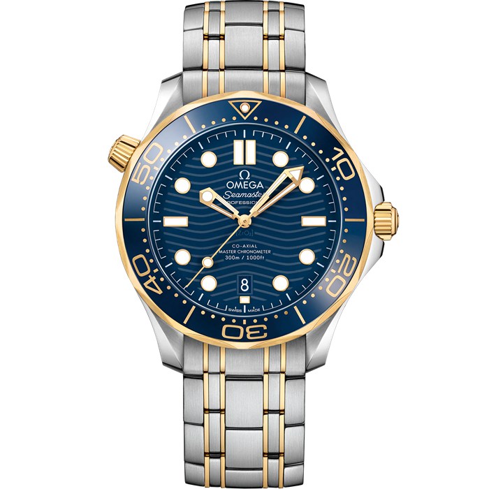 Omega Seamaster Diver 300M 42 mm, aço - ouro amarelo em aço - ouro amarelo 210.20.42.20.03.001