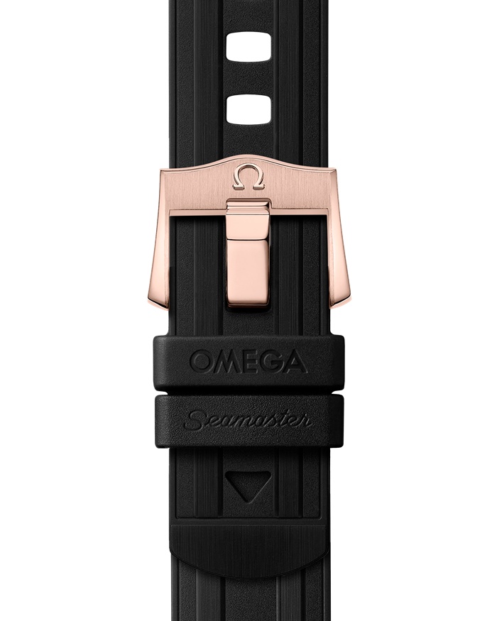 Omega Seamaster Diver 300M 42 mm, ouro Sedna™ em bracelete de borracha 210.62.42.20.01.002 - Image 5