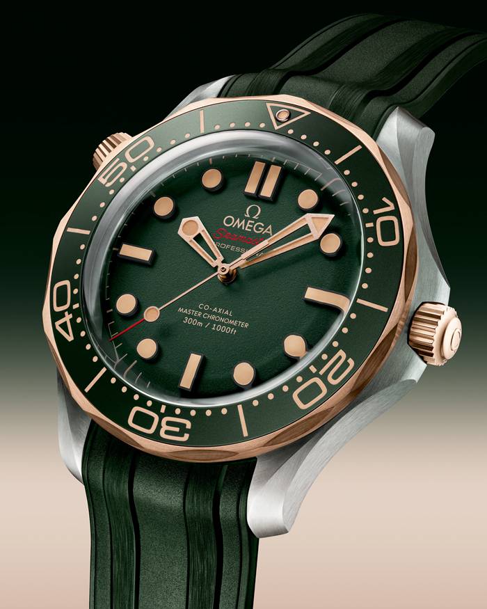 Omega Seamaster Diver 300M 42 mm, titânio - Bronze gold em bracelete de borracha 210.92.42.20.10.001 - Image 4