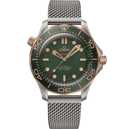 Omega Seamaster Diver 300M 42 mm, titânio - Bronze gold em titânio 210.90.42.20.10.001