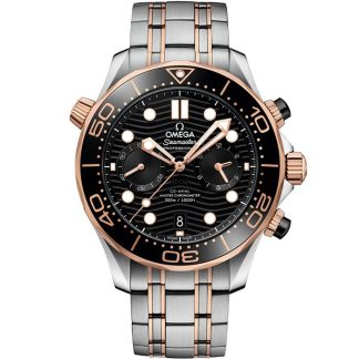 Omega Seamaster Diver 300M 44 mm, aço - ouro Sedna™ em aço - ouro Sedna™ 210.20.44.51.01.001