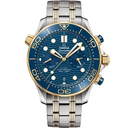 Omega Seamaster Diver 300M 44 mm, aço - ouro amarelo em aço - ouro amarelo 210.20.44.51.03.001