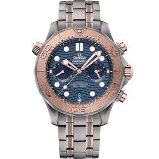 Omega Seamaster Diver 300M 44 mm, titânio - tântalo - ouro Sedna™ em titânio - tântalo - ouro Sedna™ 210.60.44.51.03.001