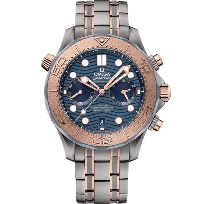 Omega Seamaster Diver 300M 44 mm, titânio - tântalo - ouro Sedna™ em titânio - tântalo - ouro Sedna™ 210.60.44.51.03.001