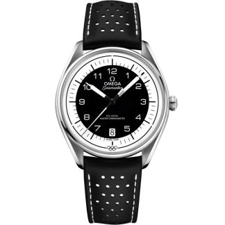 Omega Seamaster Olympic Official Timekeeper 39,5 mm, aço em bracelete de pele 522.32.40.20.01.003