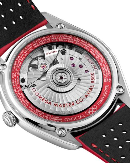 Omega Seamaster Olympic Official Timekeeper 39,5 mm, aço em bracelete de pele 522.32.40.20.01.004 - Image 3