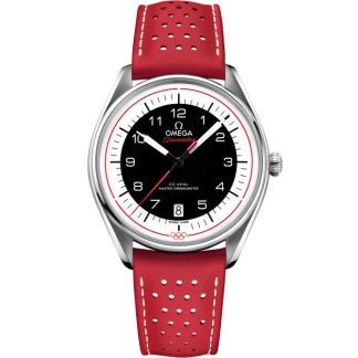 Omega Seamaster Olympic Official Timekeeper 39,5 mm, aço em bracelete de pele 522.32.40.20.01.004