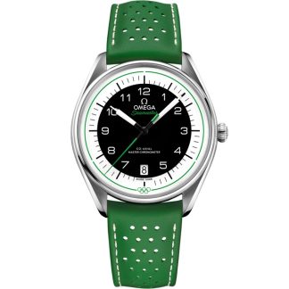 Omega Seamaster Olympic Official Timekeeper 39,5 mm, aço em bracelete de pele 522.32.40.20.01.005