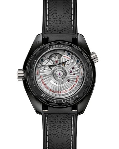 Omega Seamaster PLANET OCEAN 600M 39,5 mm, cerâmica preta em bracelete de borracha 215.92.40.20.01.001 - Image 2