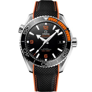 Omega Seamaster PLANET OCEAN 600M 43,5 mm, aço em bracelete de borracha 215.32.44.21.01.001