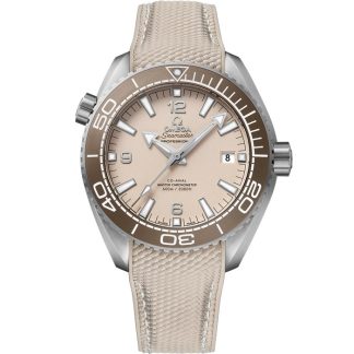 Omega Seamaster PLANET OCEAN 600M 43,5 mm, aço em bracelete de borracha 215.32.44.21.09.001