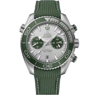 Omega Seamaster PLANET OCEAN 600M 45,5 mm, aço em bracelete de borracha 215.32.46.51.06.001