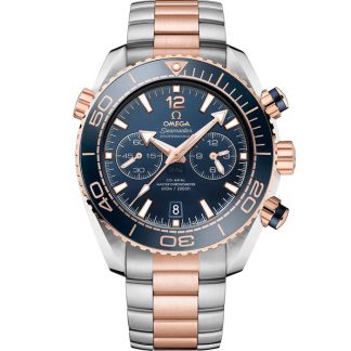 Omega Seamaster PLANET OCEAN 600M 45,5 mm, aço - ouro Sedna™ em aço - ouro Sedna™ 215.20.46.51.03.001