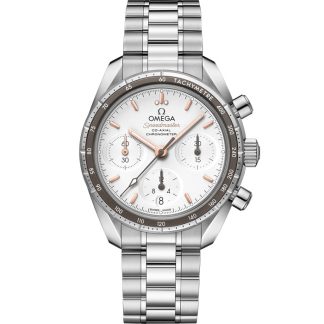 Omega Speedmaster 38 38 mm, aço em aço 324.30.38.50.02.001