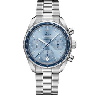 Omega Speedmaster 38 38 mm, aço em aço 324.30.38.50.03.001