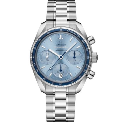 Omega Speedmaster 38 38 mm, aço em aço 324.30.38.50.03.001
