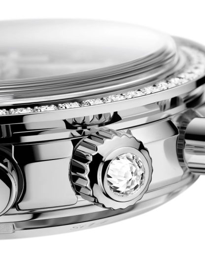 Omega Speedmaster 38 38 mm, aço em pele de crocodilo 324.18.38.50.63.001 - Image 4