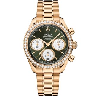 Omega Speedmaster 38 38 mm, ouro Moonshine™ em ouro Moonshine™ 324.55.38.50.60.001