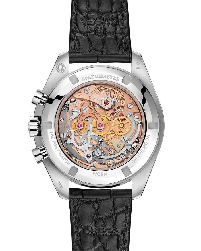 Omega Speedmaster Calibre 321 42 mm, platina em bracelete de pele 311.93.42.30.99.001 - Image 2