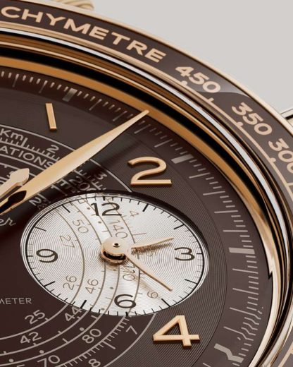 Omega Speedmaster Chronoscope 43 mm, Bronze gold em bracelete de pele 329.92.43.51.10.001 - Image 4