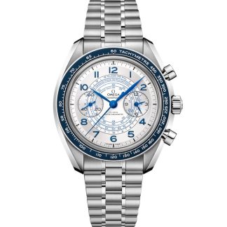Omega Speedmaster Chronoscope 43 mm, aço em aço 329.30.43.51.02.001