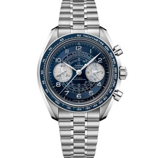 Omega Speedmaster Chronoscope 43 mm, aço em aço 329.30.43.51.03.001